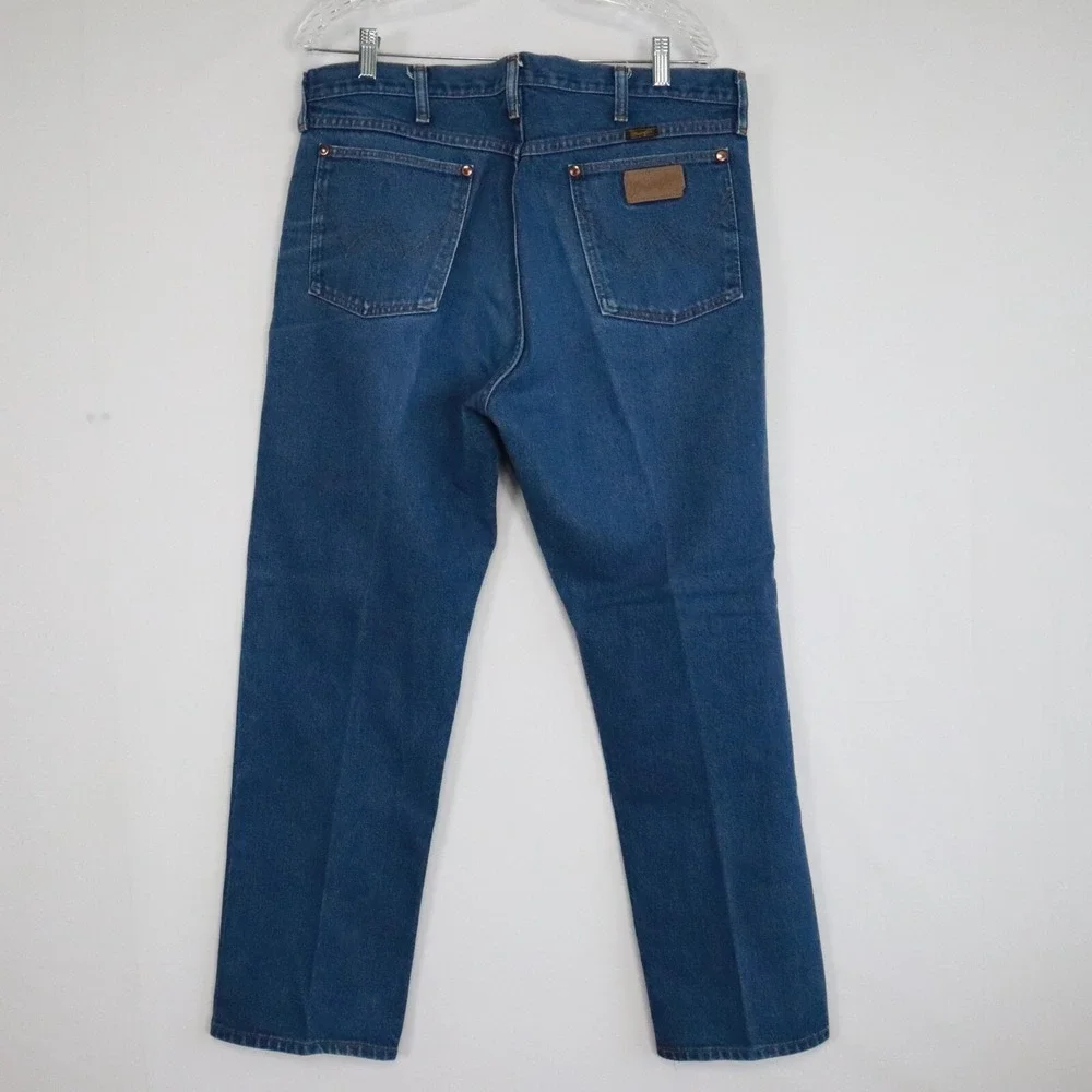 Vtg Wrangler Jeans Mens 38x30‎ 13MWZ Cowboy Cut Original Fit Western Denim USA